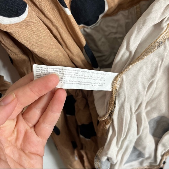 Eloquii Tan and Black Polka Dot Set - Picture 8 of 9